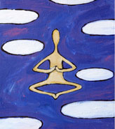 Meditation Purple Sky