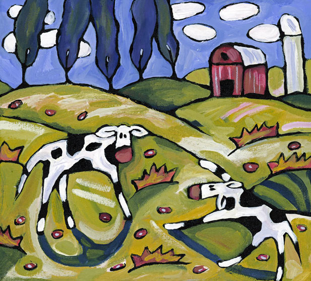 Autumn Cows