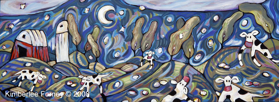 Cows at Twilight