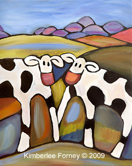 Two happy Cows