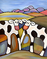 Two Happy Cows